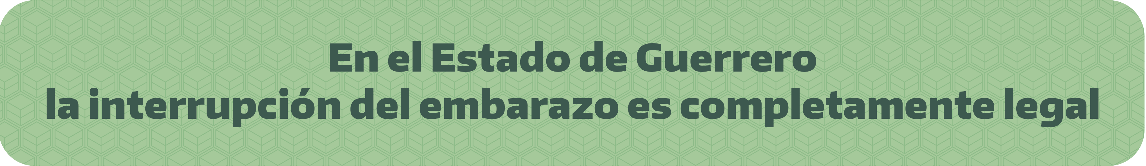 En el Estado de Guerrero,la interrupción del embarazo es completamente legal